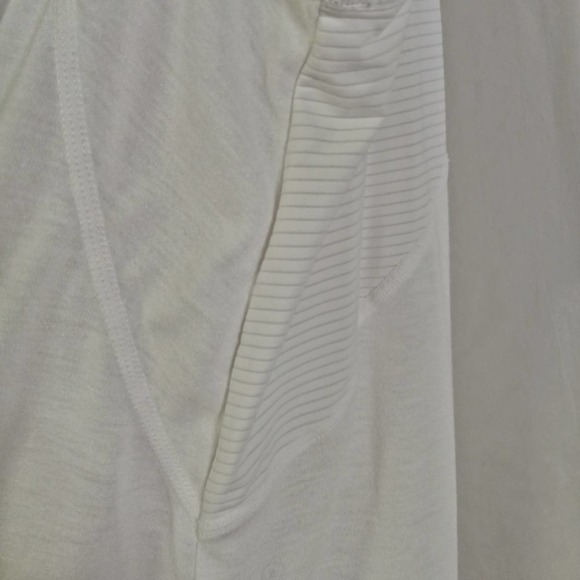 Sweaty Betty PACESETTER RUNNING Tank Top White Reflective Detail Jersey Crew - Picture 5 of 9